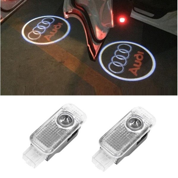 AUDI 3D LED Durų Logotipai