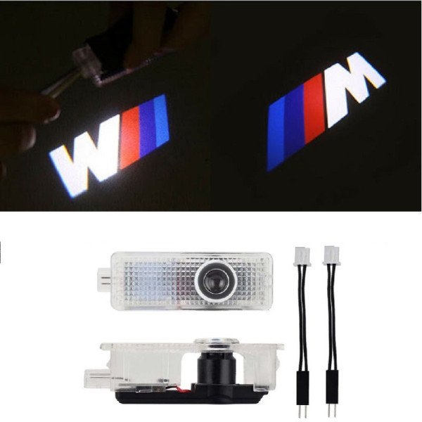 BMW ///M 3D LED Durų Logotipai