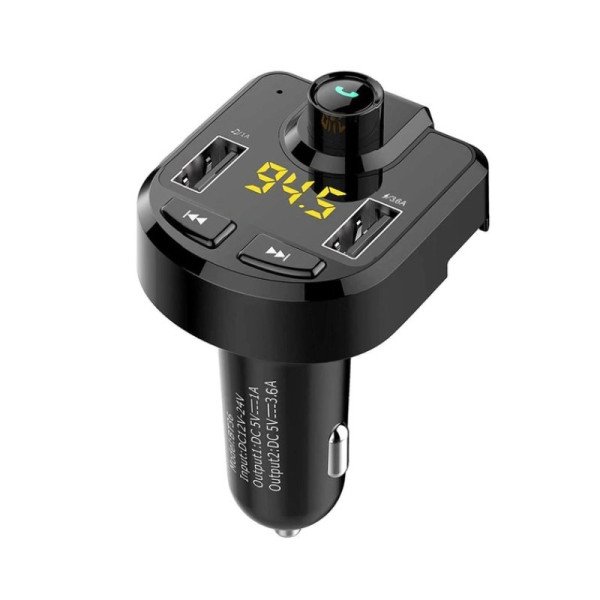 Automobilinis FM Moduliatorius / Laisvų Rankų Įranga / Bluetooth / USB / SD / 3.1A