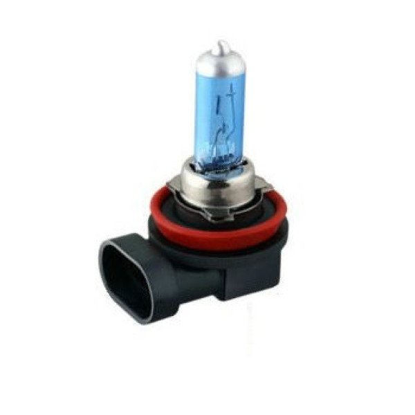 H11 SUPER WHITE halogeninė lemputė 12V 100W