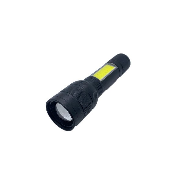 LED Žibintuvėlis XPE+COB 1000LM Pakraunamas Reguliuojamas Spindulys