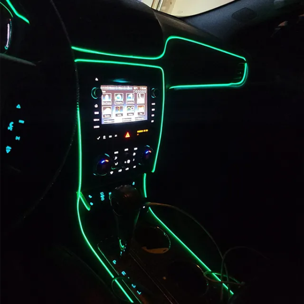 Neoninis vidaus apšvietimo rinkinys RGB 6galv
