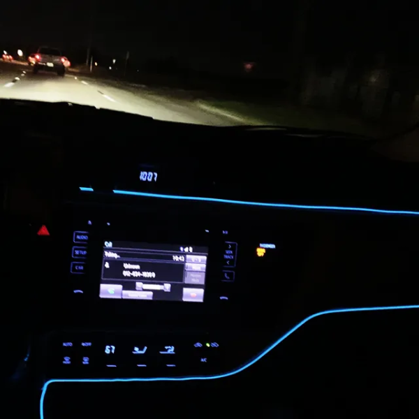 Neoninis vidaus apšvietimo rinkinys RGB 6galv