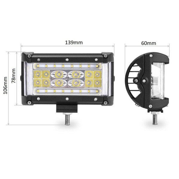 LED Darbo Žibintas 210W 12-24V COMBO