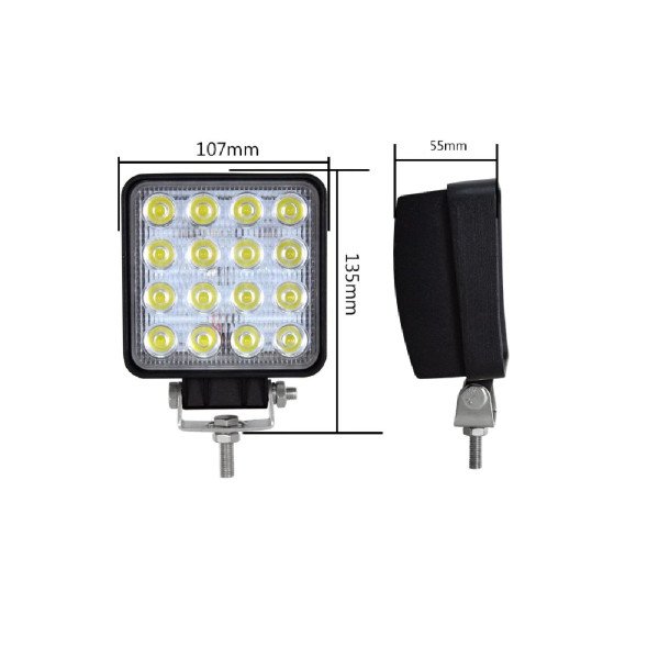 LED Darbo Žibintas 48W 9-36V SPOT 4000LM
