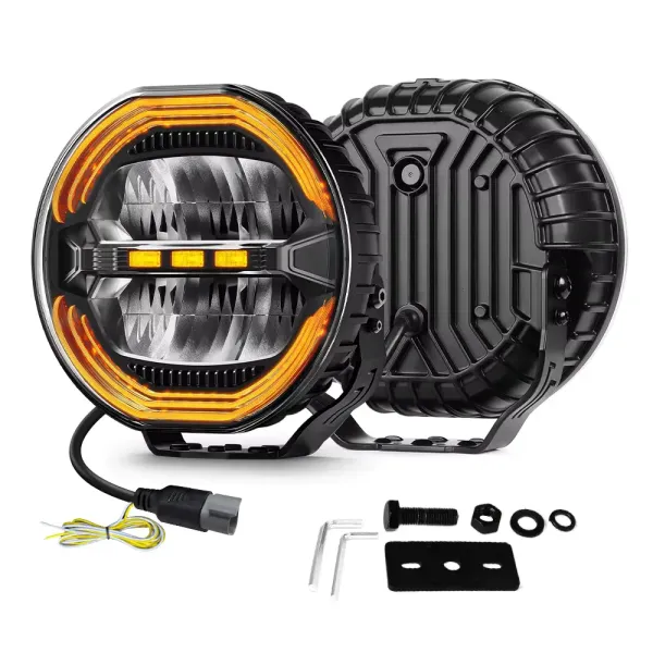 LED darbo žibintas DRL 9600LM 120w su Artimų/Tolimų Funkcija