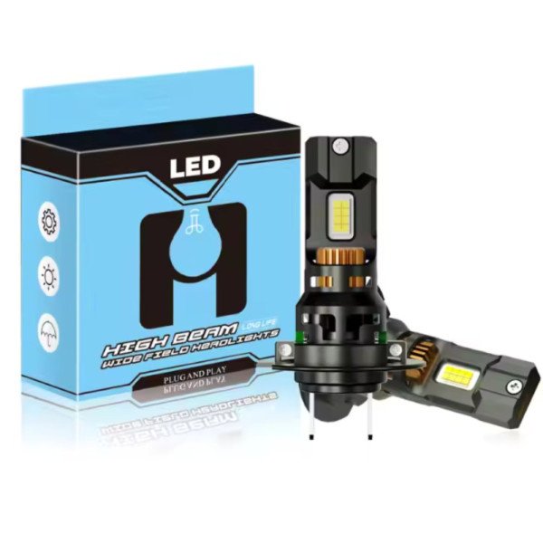 H7 LED 70W MINI Lemputės 300% 18000LM 12-24V, priekiniams žibintams