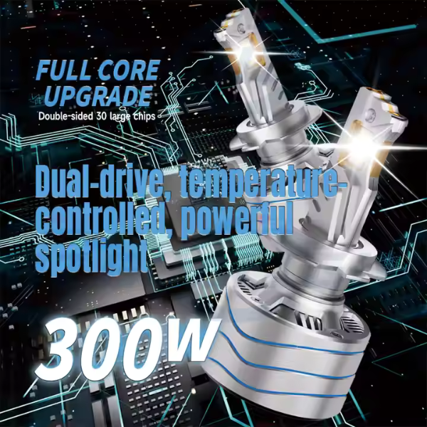 HB3/9005 LED 300W Laser S16 Lemputės 65000LM CANBUS 12-24V, priekiniams žibintams