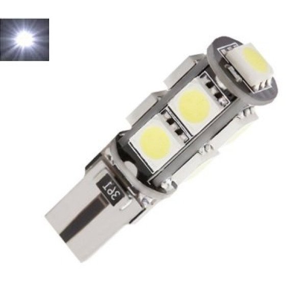 LED Lemputė CANBUS T10 / W5W 9 - LED