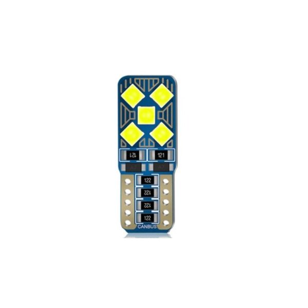 LED Lemputė CANBUS T10 / WY5W 10 - LED