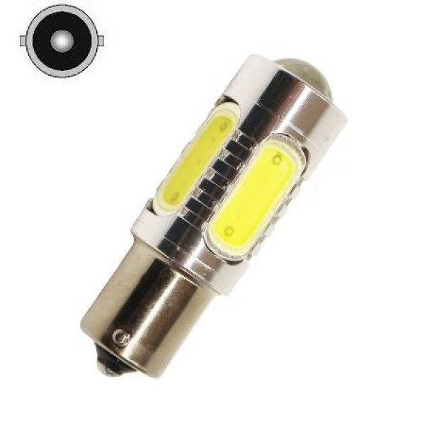 LED Lemputė P21W- BA15S , 5 - LED 7.5w