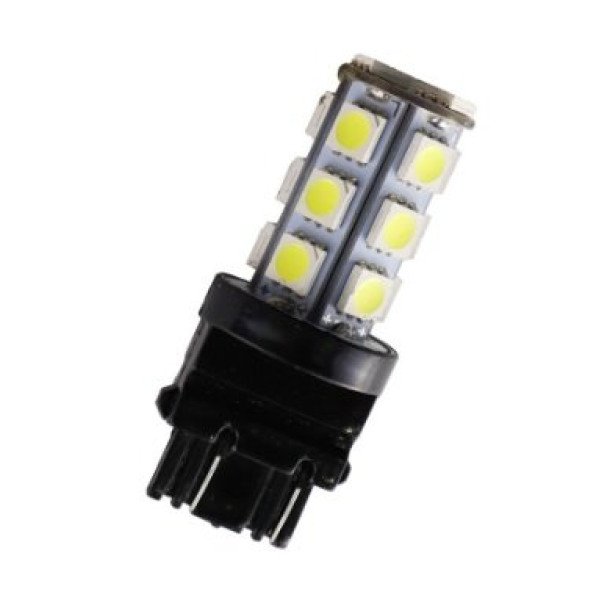 LED Lemputė CANBUS T20 / W21-5W / 7443 18 -  LED 3.5w Keturiu kontaktu