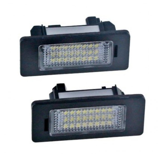BMW LED E39, E60, E70, E90 numerio apšvietimo lemputės 