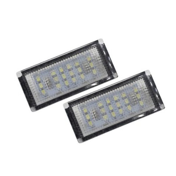 BMW E46 2Duru LED numerio apšvietimo lemputės 