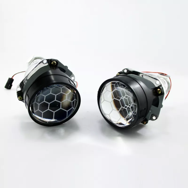 Honeycomb Bi-Xenon Lęšis 2.5" H1/H4/H7