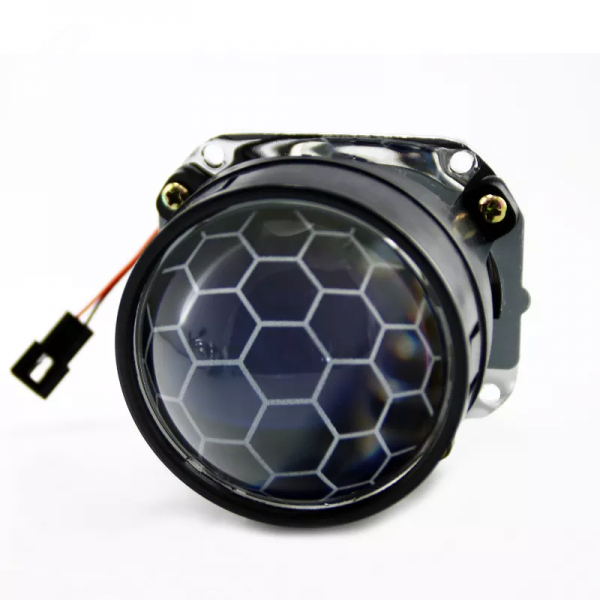 Honeycomb Bi-Xenon Lęšis 2.5" H1/H4/H7