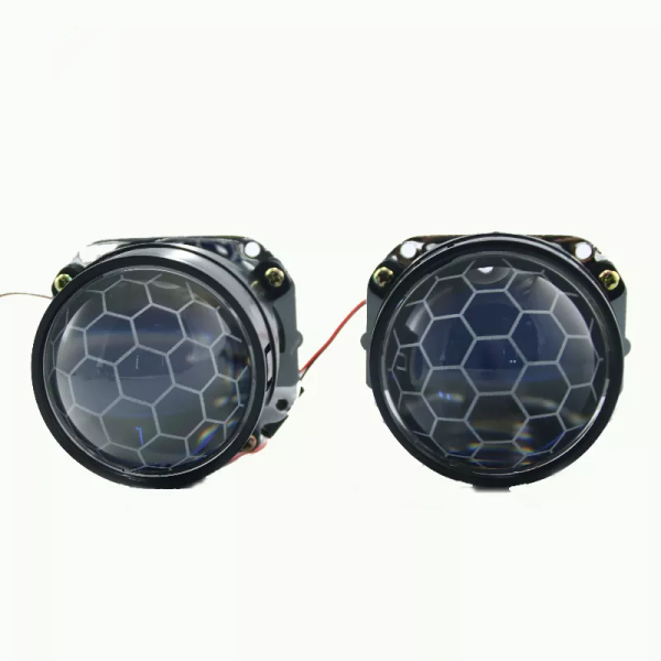 Honeycomb Bi-Xenon Lęšis 2.5" H1/H4/H7