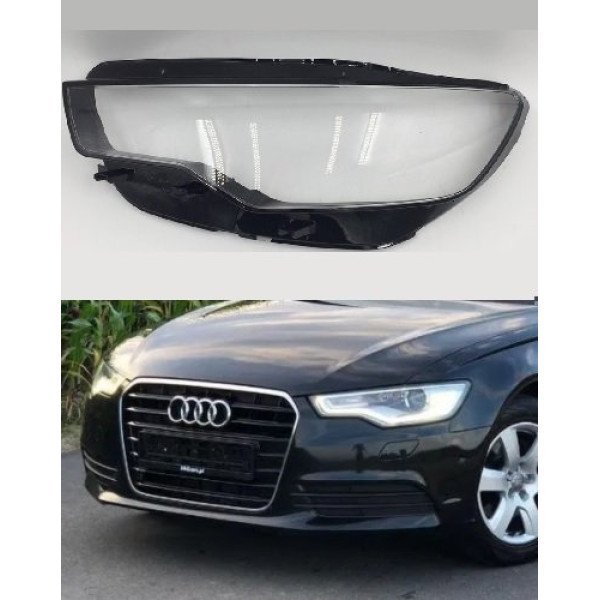 AUDI A6 / C7 - Kairės pusės žibinto stiklas