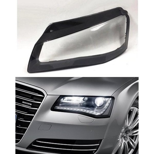 AUDI A8 / D4 - Kairės pusės žibinto stiklas