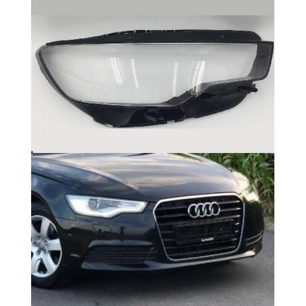 AUDI A6 / C7 - Dešinės pusės žibinto stiklas