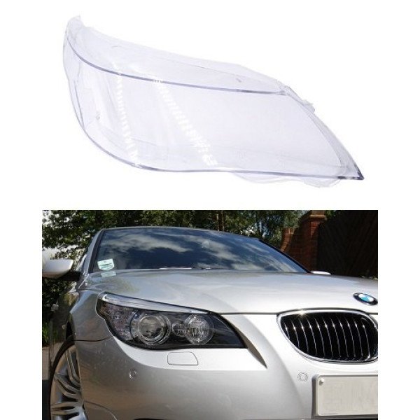 BMW 5 E60/61 - Dešinės pusės žibinto stiklas