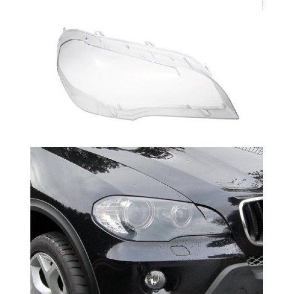 BMW X5 E70 - Dešinės pusės žibinto stiklas