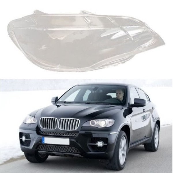 BMW X6 E71 - Dešinės pusės žibinto stiklas