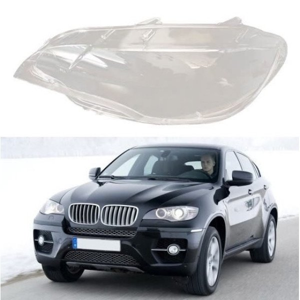 BMW X6 E71 - Kairės pusės žibinto stiklas