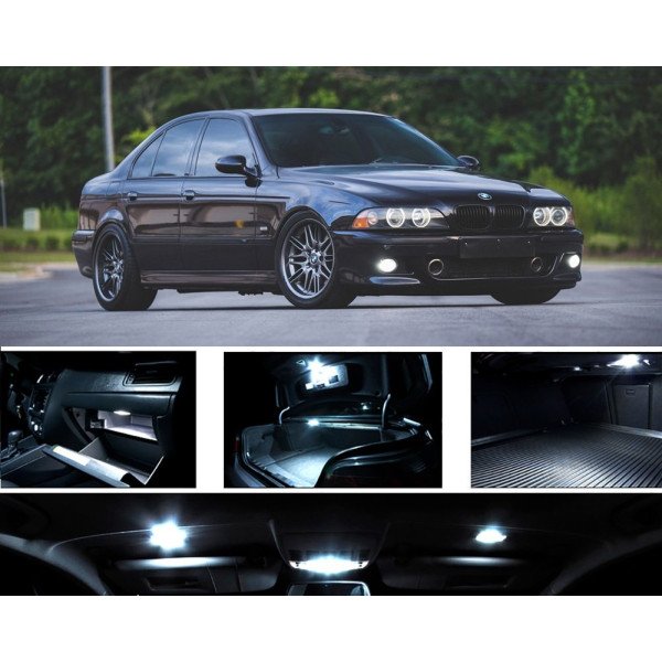 BMW 5 E39 LED Salono apšvietimo lempučių rinkinys