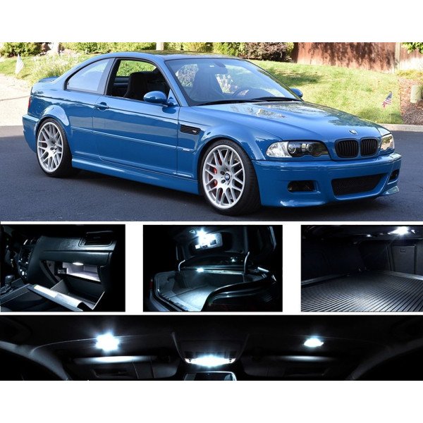 BMW 3 E46 LED Salono apšvietimo lempučių rinkinys