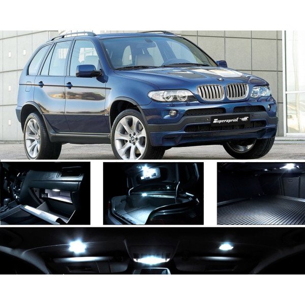 BMW X5 E53 LED Salono apšvietimo lempučių rinkinys