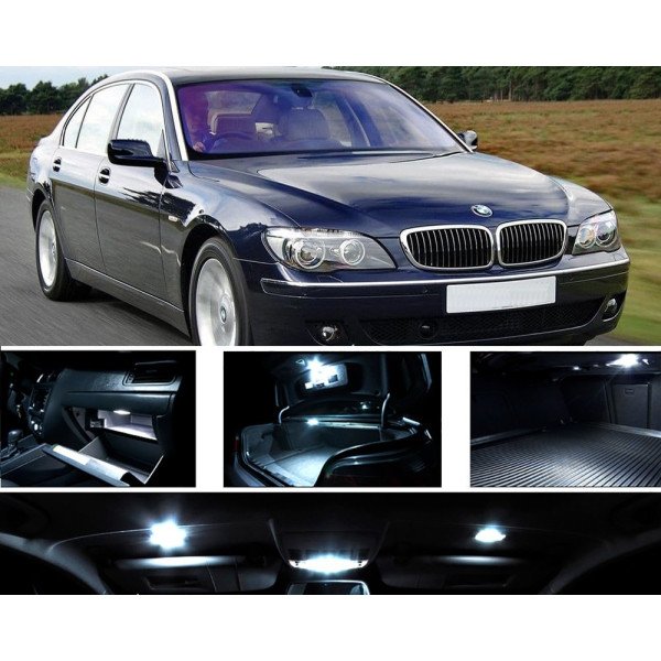 BMW 7 E65 E66 LED Salono apšvietimo lempučių rinkinys