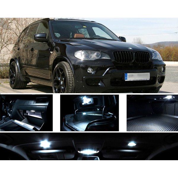 BMW X5 E70 LED Salono apšvietimo lempučių rinkinys