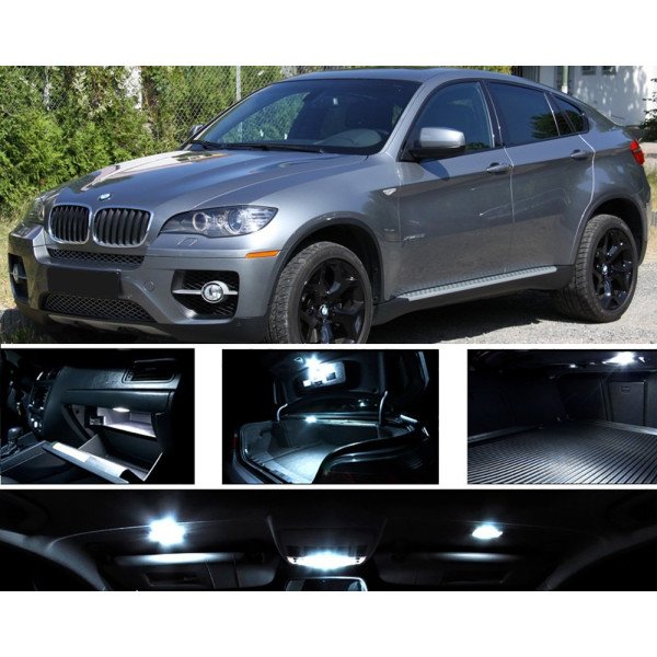 BMW X6 E71 LED Salono apšvietimo lempučių rinkinys