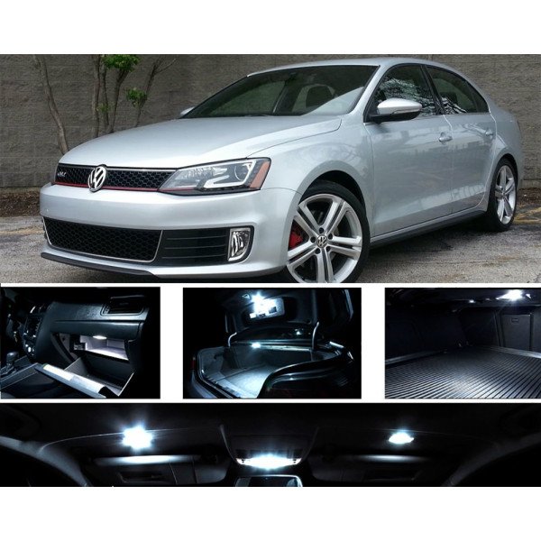 VW JETTA A6 LED Salono apšvietimo lempučių rinkinys