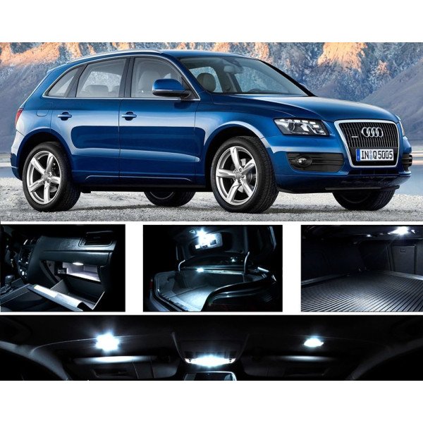 AUDI Q5 8R LED Salono apšvietimo lempučių rinkinys