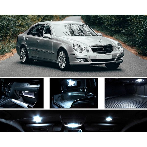 Mercedes-Benz W211 LED Salono apšvietimo lempučių rinkinys