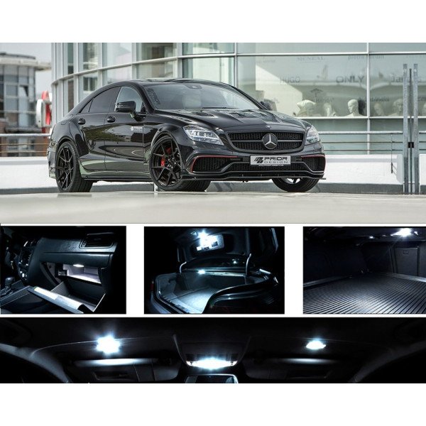 Mercedes-Benz CLS W218 LED Salono apšvietimo lempučių rinkinys